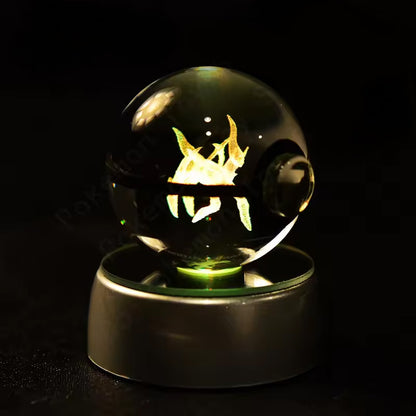 PokeGlass - 3D Pokemon Crystal Ball with LED