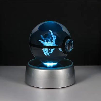 PokeGlass - 3D Pokemon Crystal Ball with LED