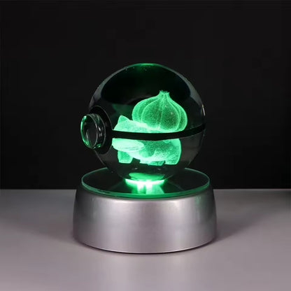 PokeGlass - 3D Pokemon Crystal Ball with LED