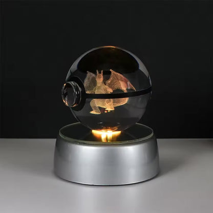 PokeGlass - 3D Pokemon Crystal Ball with LED