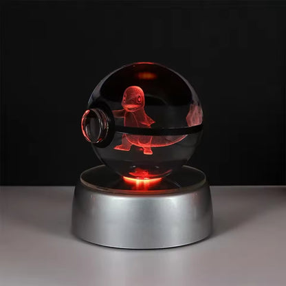 PokeGlass - 3D Pokemon Crystal Ball with LED