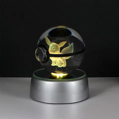 PokeGlass - 3D Pokemon Crystal Ball with LED