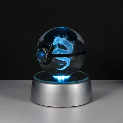 PokeGlass - 3D Pokemon Crystal Ball with LED