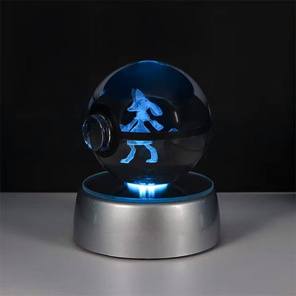 PokeGlass - 3D Pokemon Crystal Ball with LED