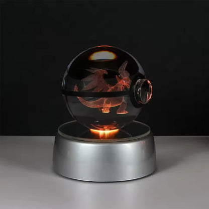 PokeGlass - 3D Pokemon Crystal Ball with LED