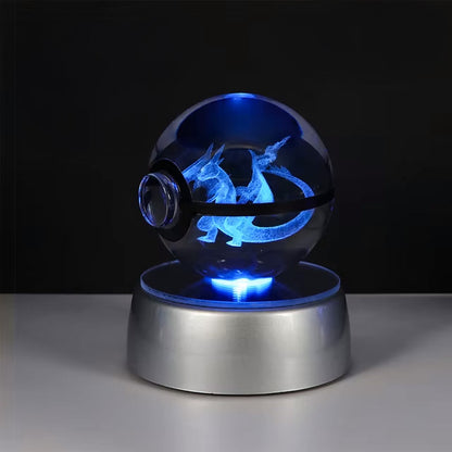 PokeGlass - 3D Pokemon Crystal Ball with LED