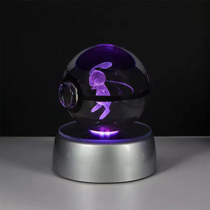 PokeGlass - 3D Pokemon Crystal Ball with LED