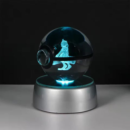 PokeGlass - 3D Pokemon Crystal Ball with LED