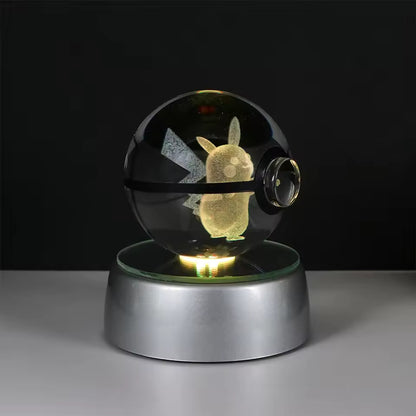 PokeGlass - 3D Pokemon Crystal Ball with LED