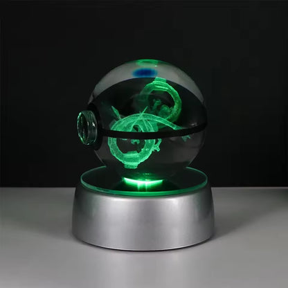 PokeGlass - 3D Pokemon Crystal Ball with LED