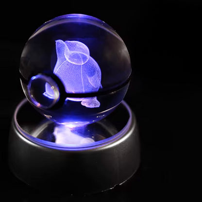 PokeGlass - 3D Pokemon Crystal Ball with LED