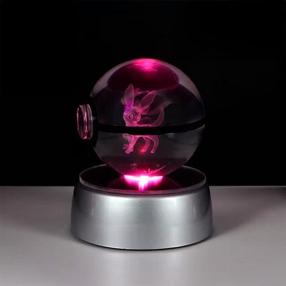 PokeGlass - 3D Pokemon Crystal Ball with LED