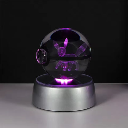 PokeGlass - 3D Pokemon Crystal Ball with LED